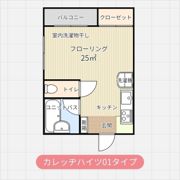 カレッヂハイツの間取り画像