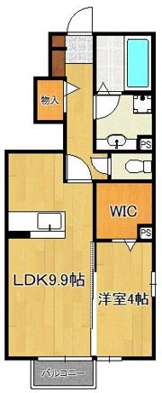 エスポワール下城野の間取り画像