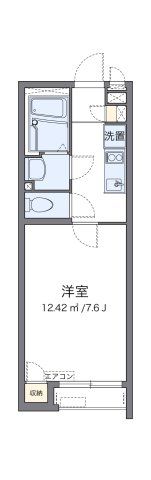 クレイノウィル大和の間取り画像