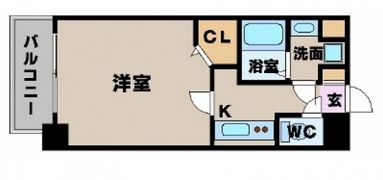 グラビスコート広島駅前通りの間取り画像