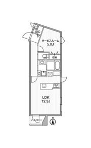 GranDuo柿の木坂2の間取り画像