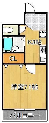 クィーンズ渡辺の間取り画像