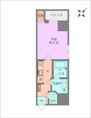 スカイコートパレス八丁堀の間取り画像