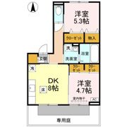 グリーンパーク西石井の間取り画像