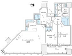 パークコート渋谷ザタワーの間取り画像