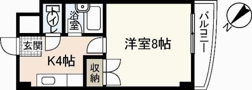リスティア中筋の間取り画像