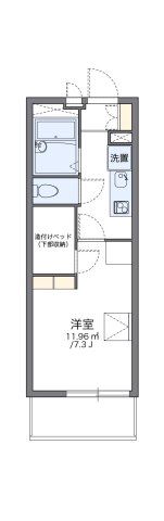 レオパレス太田参番館の間取り画像