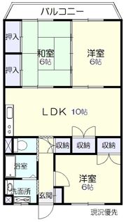 アメニティ東津田の間取り画像