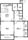 ガイア足門Bの間取り画像