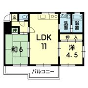 千原台ハイツの間取り画像