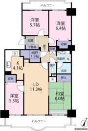 ライフ・イン・サーラの間取り画像