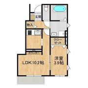 朝日レジデンス荒川本郷Bの間取り画像