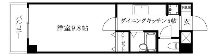 リヴィエール山越の間取り画像