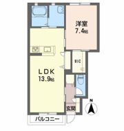 グランマスト古川北 C棟の間取り画像