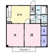 エスポワール築城Aの間取り画像