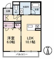 ブリリアントコートの間取り画像