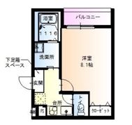 フジパレス新高Ⅱ番館の間取り画像