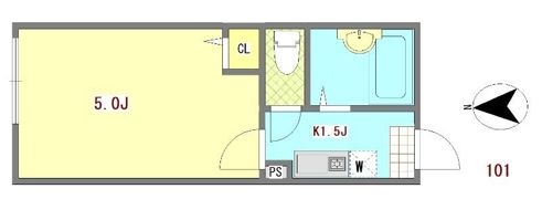 ノーザンロード西新井の間取り画像