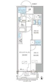 パークアクシス品川天王洲アイルの間取り画像