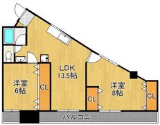 プリンセス黒住の間取り画像