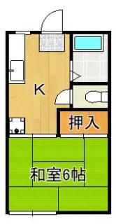 コーポ四季の間取り画像