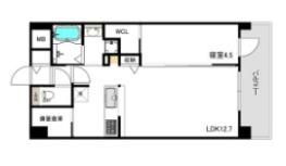 THE SENSE RESIDENCE 甲南山手の間取り画像