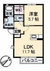 リバーサイド Yの間取り画像