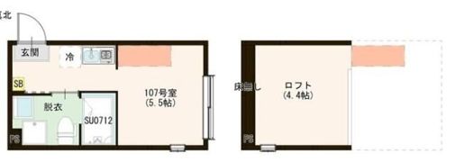 ハーモニーテラス上石神井Ⅴの間取り画像