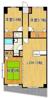 ミラベル嵐ヶ丘の間取り画像
