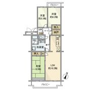 津田沼第1ファミリーマンションの間取り画像