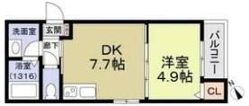 シティコート徳庵の間取り画像