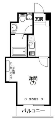 サンリバーハイツの間取り画像