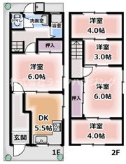 金田町2丁目テラスの間取り画像