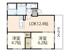 さくらハイムの間取り画像