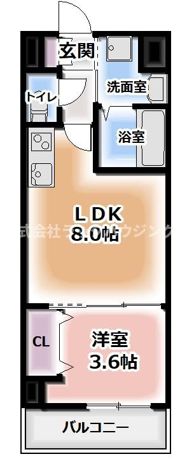 サンフレンドcoreの間取り画像