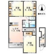 ウィステリアFⅡの間取り画像