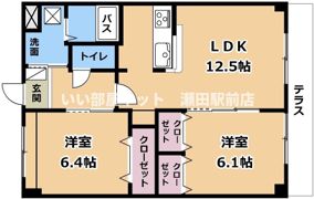 パークサイドシャトー：エイトの間取り画像
