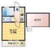 めぞんるみえるの間取り画像