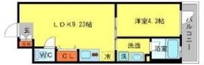 MDI三国コートの間取り画像