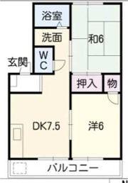 ハイツ小島の間取り画像