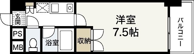 リバーメゾン横川の間取り画像
