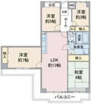 アーバンドエル杁中の間取り画像
