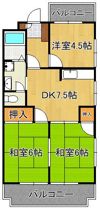 シャトレ青山B棟の間取り画像
