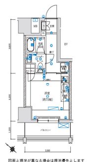 LEXE 横濱関内の間取り画像