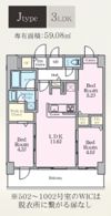 LUXENA+PAWS南行徳の間取り画像