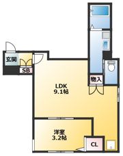 ラプティートヴィラ神楽坂の間取り画像