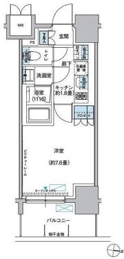 プラネソシエ西新井の間取り画像