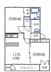 シルクハイツの間取り画像