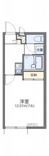 レオパレスコーポエバラの間取り画像