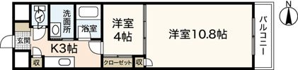 クレセント・ヒルズの間取り画像